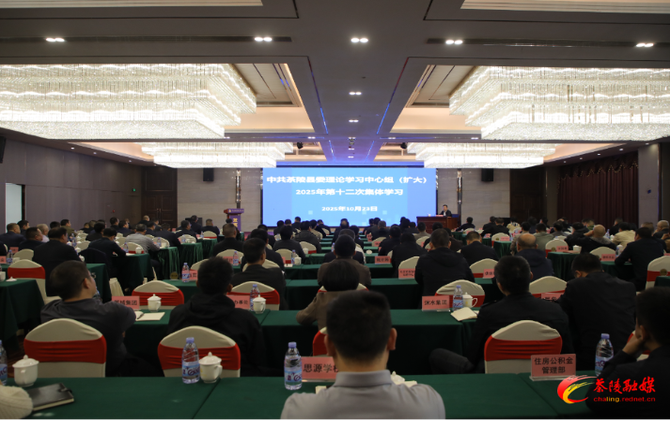 中共茶陵县委理论学习中心组（扩大）2025年第十二次集体学习举行