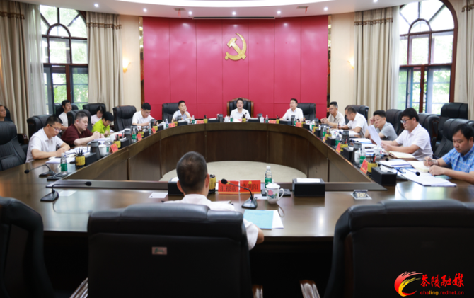 杨红兵主持召开中共茶陵县委常委会2025年第11次会议