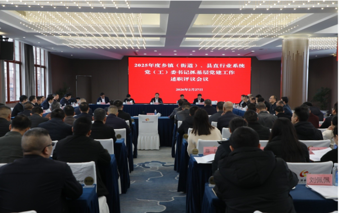 茶陵县召开2025年度乡镇（街道）、县直行业系统党（工）委书记抓基层党建工作述职评议会议