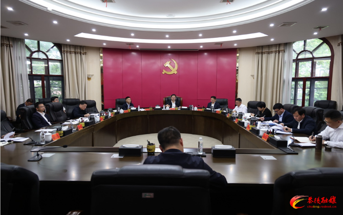 杨红兵主持召开中共茶陵县委常委会2026年第7次会议