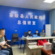 茶陵县组织收听收看省市安全防范视频会议