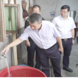 水利部河湖管理司李继昭一行来茶监督检查水利乡村振兴工作