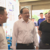 市考核巡查组来茶调研安全生产和消防工作