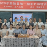【美好茶陵职业教育】茶陵县职业中等专业学校茶艺师五级职业技能培训圆满结业