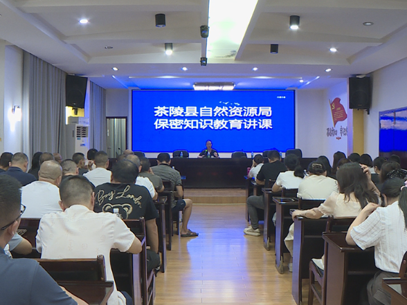 茶陵县自然资源局：开展保密教育培训 提升保密安全意识