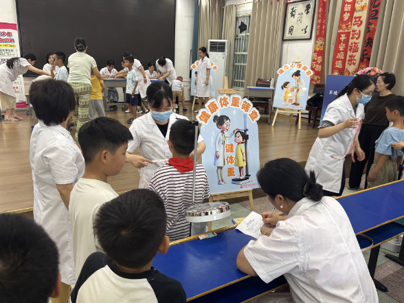 茶陵启动儿童青少年"五健"筛查