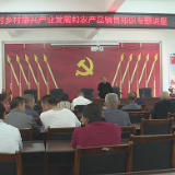 湖口镇小潭村开展乡村振兴专题讲座