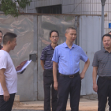 县人大工作组督导茶陵三中项目建设推进工作