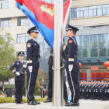 致敬第四个中国人民警察节！茶陵县公安局举行升警旗仪式
