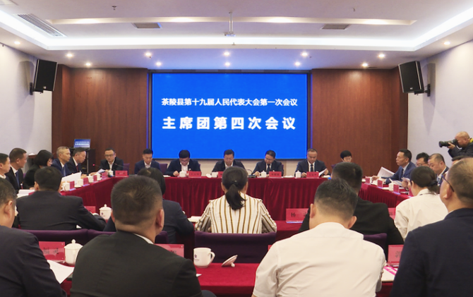茶陵县第十九届人民代表大会第一次会议：召开主席团第四次会议
