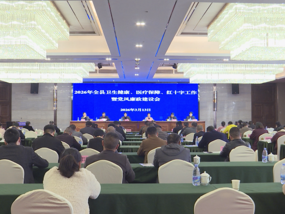2026年茶陵县卫生健康、医疗保障、红十字会工作暨党风廉政建设会议召开