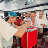 金山社区：党建聚爱迎“七一”  慈善募捐暖民心