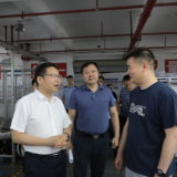 朱毅强带队调研园区企业工作