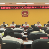 茶陵县第十八届人民代表大会常务委员会第三十六次会议召开