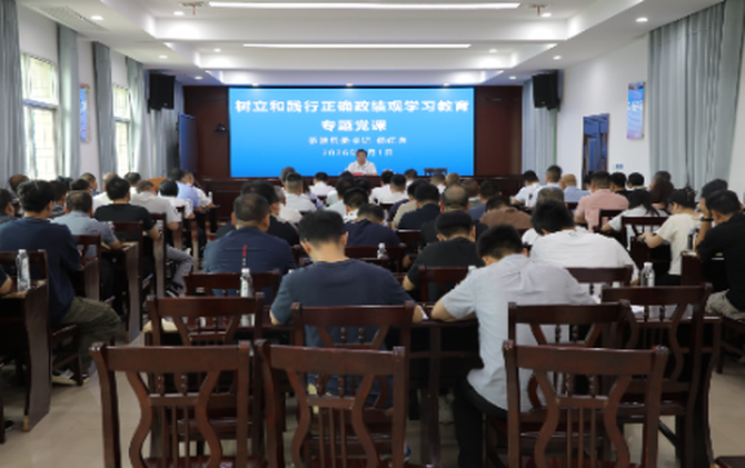 杨红兵到严塘镇调研并讲党课