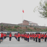 茶陵两校参加株洲六校联动“同升一面国旗”主题教育活动