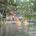 县政府调研组到火田镇调研大龙漂流项目