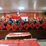 严塘镇开展“书法文化进乡村·喜迎新春送万福”文化惠民活动