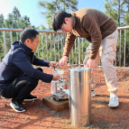 茶陵开展区域气象站汛前巡检工作