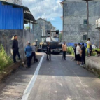长鸭村产业路焕新颜，铺就乡村振兴幸福路