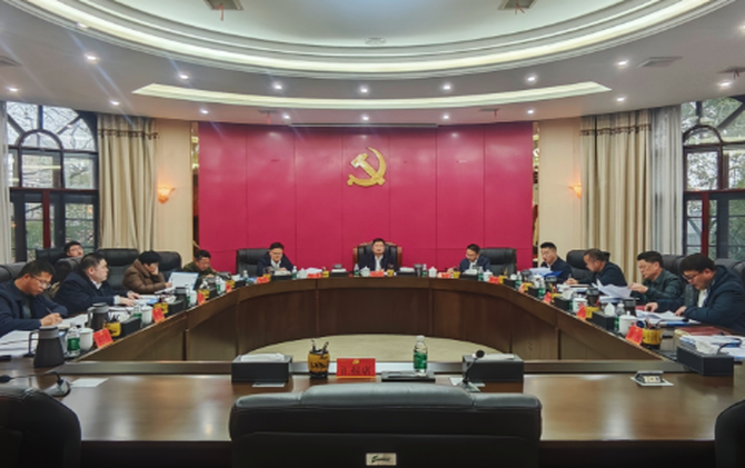 杨红兵主持召开中共茶陵县委常委会2026年第2次会议