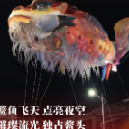 国庆期间，来茶祖大道，夜遇鳌鱼飞天，感受非遗的魅力，见证鳌游的奔赴～