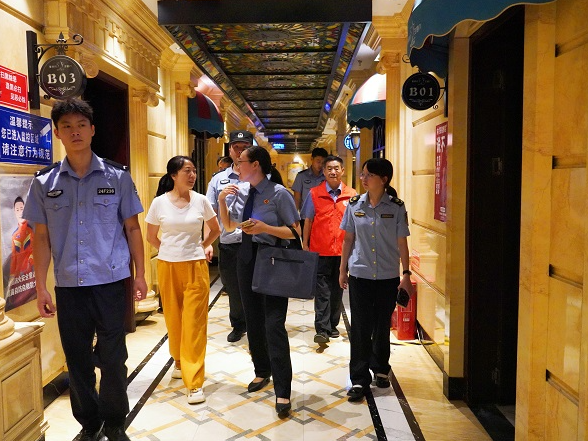 茶陵县检察院联合多部门开展重点场所夜间专项行动