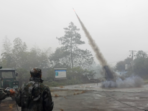 茶陵县气象局及时开展人工增雨作业缓解旱情