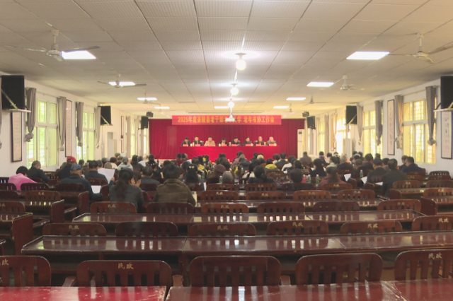 茶陵县召开2025年度老干部老年大学、老年书协工作会