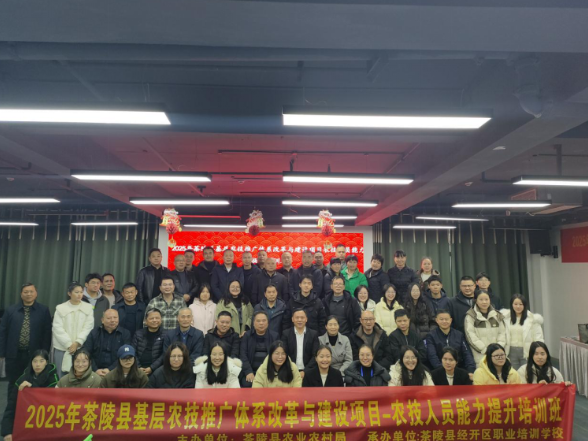 以技赋能促振兴 茶陵县基层农技人员能力提升培训班收官