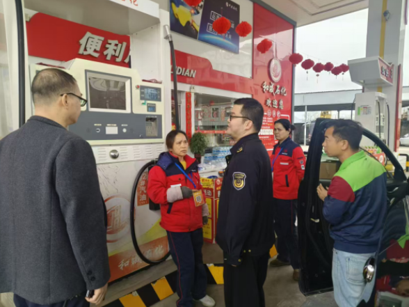 茶陵县市监局开展成品油价格专项检查