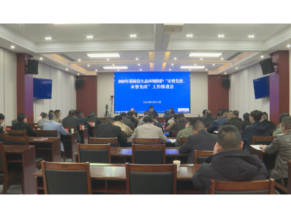 2026年茶陵县生态环境保护“未督先查、未督先改”专项行动工作推进会召开