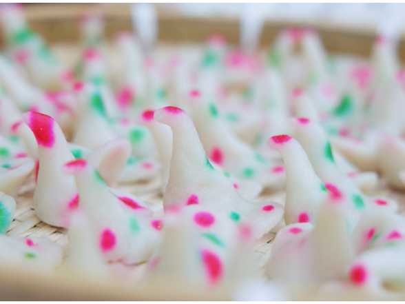 巧手捏出“鸡婆饺” 热闹欢喜过元宵