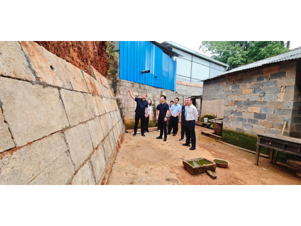 邓望军督导地质灾害综合治理及清溪镇安全生产等工作