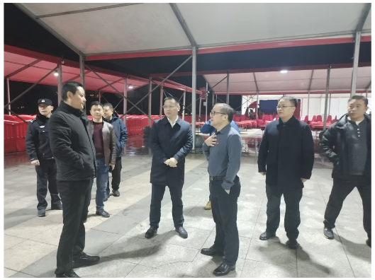 曹伟宏带队督查安全保障工作
