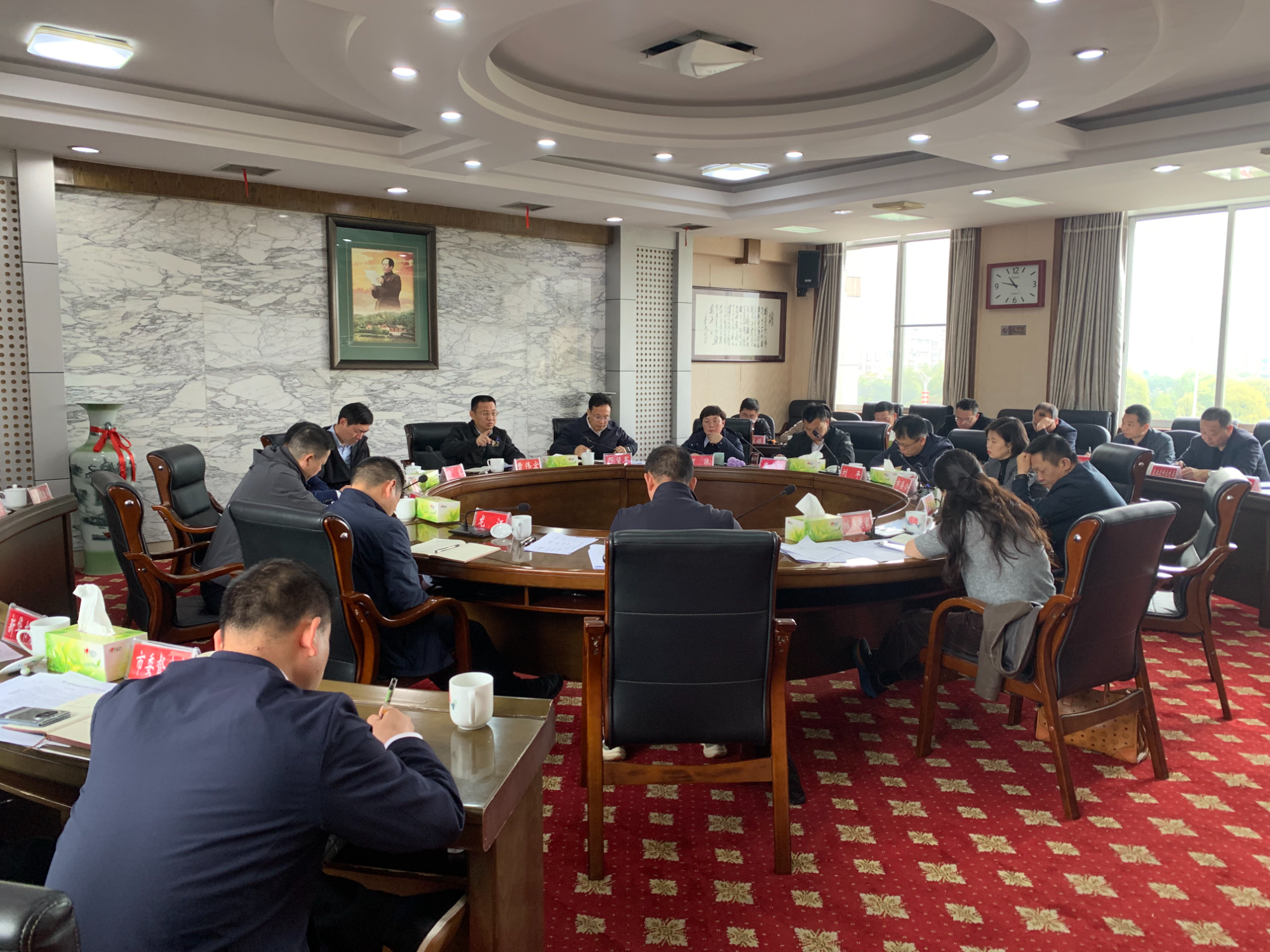 曹伟宏主持召开省旅发大会韶山观摩项目调度会