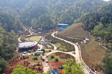 韶山红霞谷项目全速推进  五月一日正式开园 