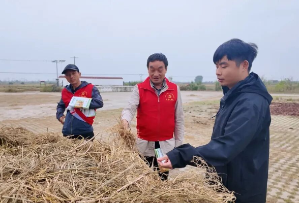 江南镇长江村：入户宣传算清“明白账” 秸秆打包寻得“新出路”