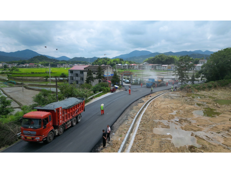 S206桃林至白羊田公路改扩建工程全线通车