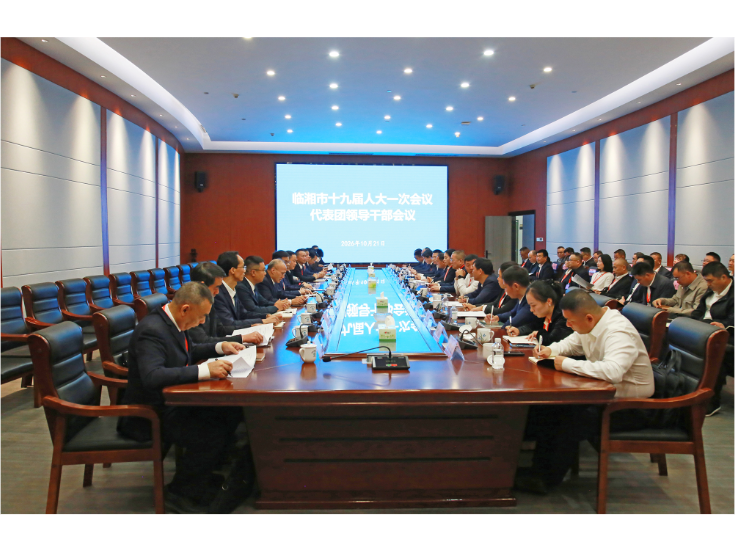 市十九届人大一次会议召开代表团领导干部会