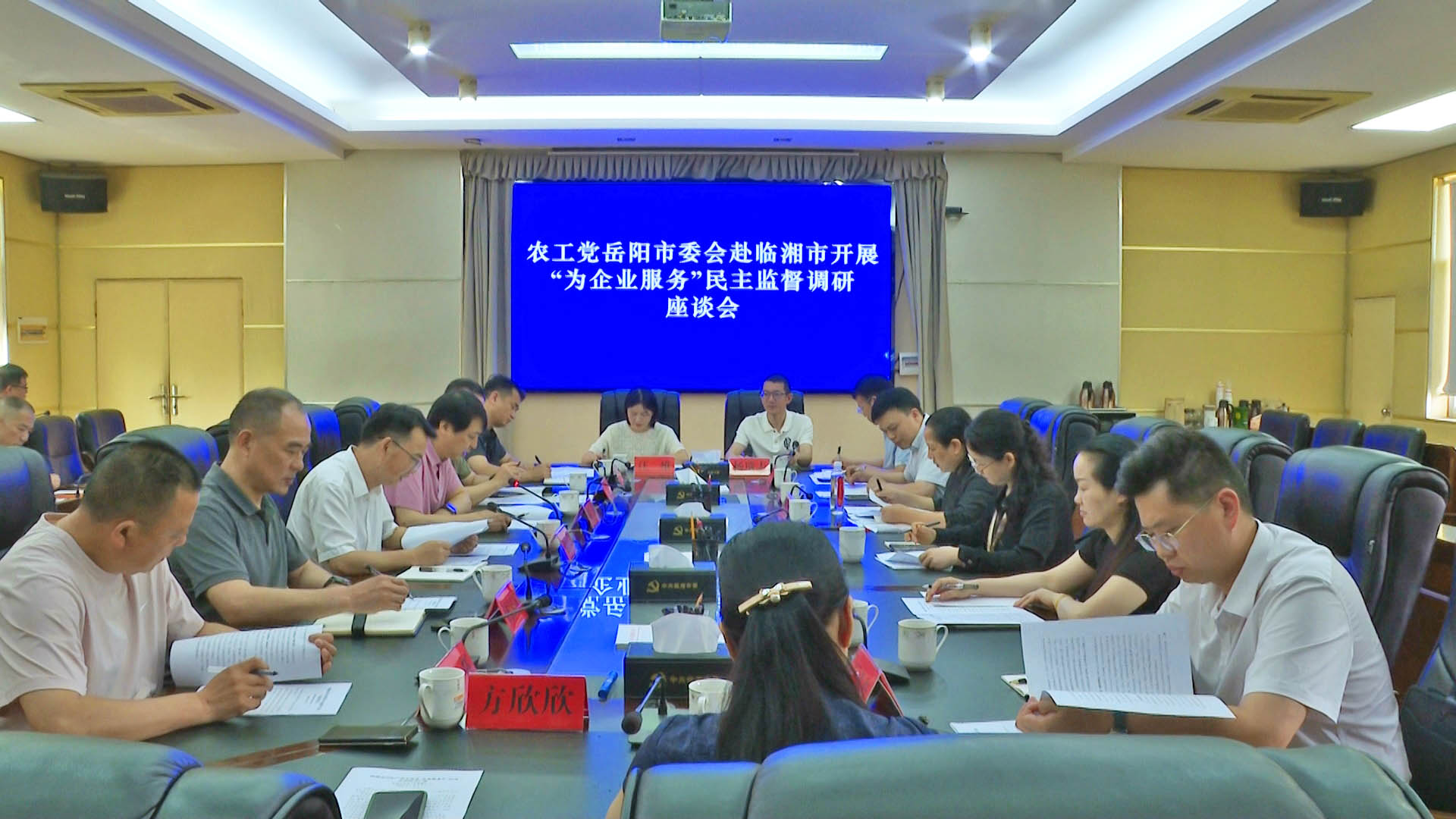 0605 农工党岳阳市委会调研组来我市开展“为企业服务”民主监督调研（李德军，周伏）1.jpg