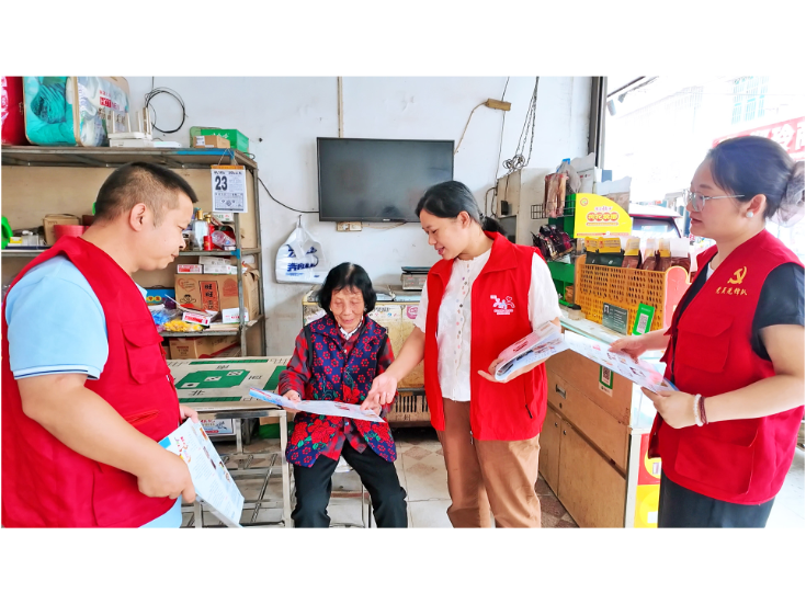 长塘镇托坝社区：禁毒宣传进家门 防毒意识入人心