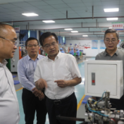 省工信厅领导到资兴调研灾后重建、重点工业项目建设工作