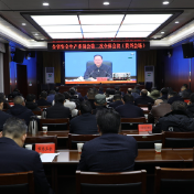 我市组织参加省、郴州市安全生产委员会第二次全体成员视频会议  时时放心不下 事事心中有底