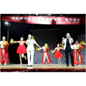 直击灾后重建丨送戏下乡慰问演出走进州门司镇塘家湾村
