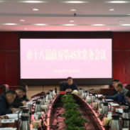 陈占华主持召开市政府第45次常务会议
