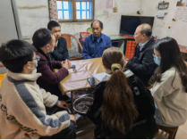 滁口学校40余名教师集中开展家访活动