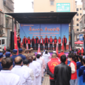 资兴市文明实践志愿服务活动月暨文化科技卫生“三下乡”活动启动
