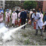 市中医医院开展消防演练活动