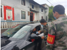 聚焦十大重点工作·风险大防控 | 蓼江退役军人志愿者坚守防疫一线